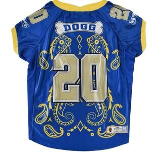 Snoop Doggie Doggs Deluxe Large Pet Jersey, Halftime NWT snoop dog pet line